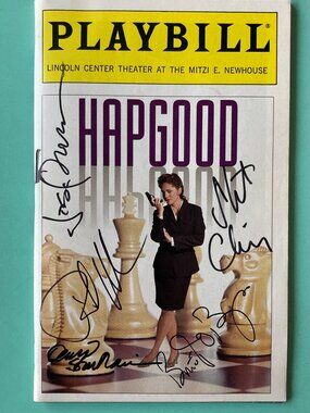 Signed Hapgood Playbill Stockard Channing Brian F. O'Byrne David Strathairn +2